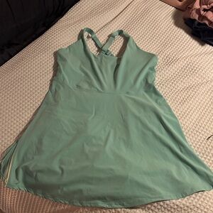 Women's Athletic Shorts in Mint Green